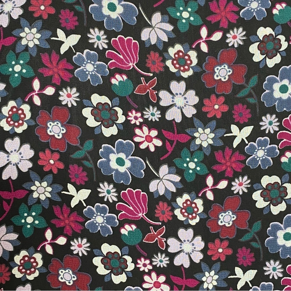 Express Mod Floral Print Long Sleeve Dress - Picture 6 of 12